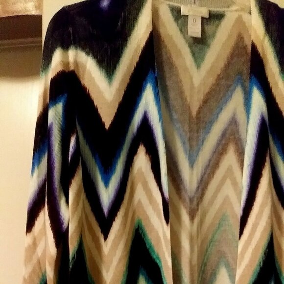 Chico's Sweater Chevron Sweater Size 0 - Picture 11 of 16